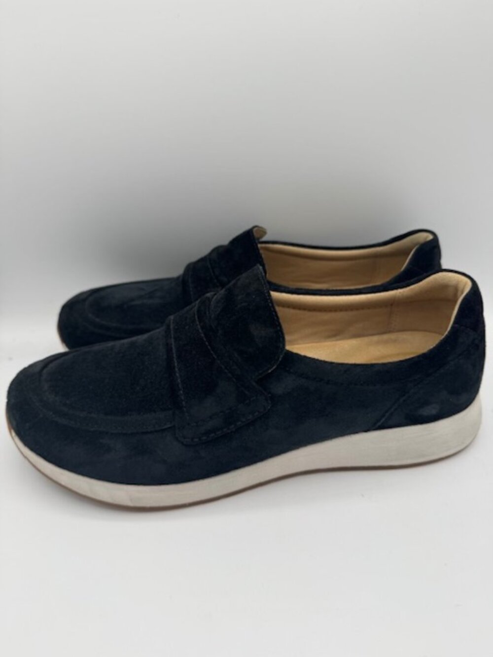 Dansko Clementine Slip-On Sneaker Black Leather / Suede Women's US10.5 EU41